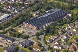 Aerial view, Mannesmann Precision Tubes GmbH Wickede plant, Wickede, Sauerland, North