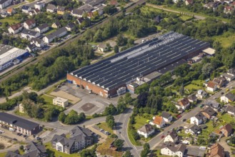 Aerial view, Mannesmann Precision Tubes GmbH Wickede plant, Wickede, Sauerland, North