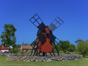 Old windmill, Löttorp-Högby, Öland, Sweden