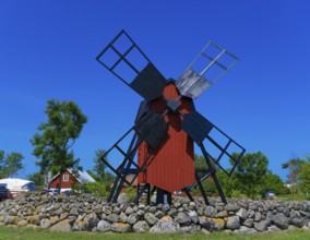 Old windmill, Löttorp-Högby, Öland, Sweden