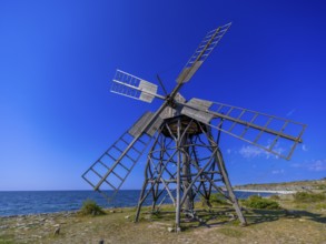 Historic grist mill, grinding mill, Jordhamn, Öland, Sweden