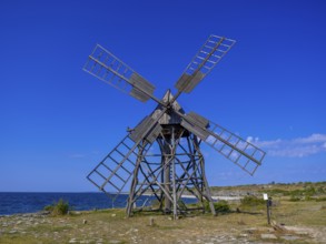 Historic grist mill, grinding mill, Jordhamn, Öland, Sweden