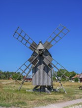 The mills of Lerkaka, historical windmill, trestle windmill, Lerkaka, Öland, Sweden