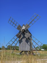 The mills of Lerkaka, historical windmill, trestle windmill, Lerkaka, Öland, Sweden