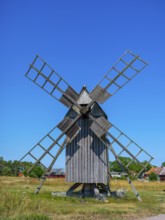 The mills of Lerkaka, historical windmill, trestle windmill, Lerkaka, Öland, Sweden