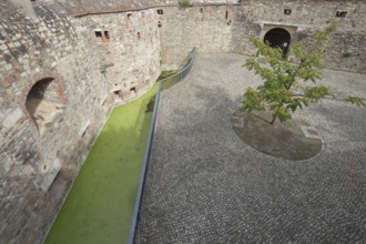 Medieval bastion Cleve, city fortification, wall, Fürstenwall, Magdeburg, Saxony-Anhalt, Germany