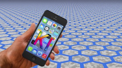 Symbol photo, new smartphone generation, AI, AI as an information aid, ChatGBT, OpenAI, chatbot,