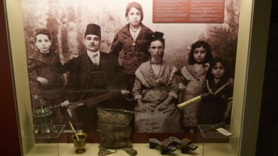 Historical family exhibition with ancient artefacts, Kahal Shalom Synagogue, Sephardic Synagogue,