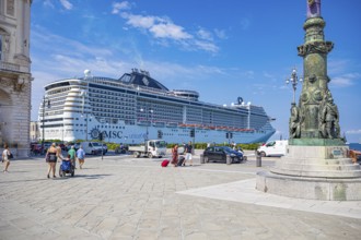 Piazza Unita dItalia in Trieste, Friuli-Venezia Giulia, Italy