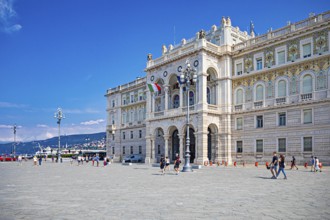 Piazza Unita dItalia in Trieste, Friuli-Venezia Giulia, Italy
