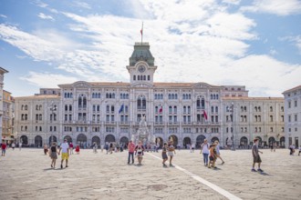 Piazza Unita dItalia in Trieste, Friuli-Venezia Giulia, Italy