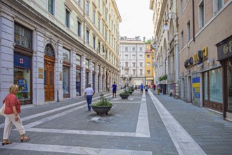 Via San Lazzario of Trieste, Friuli-Venezia Giulia, Italy