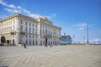 Piazza Unita dItalia in Trieste, Friuli-Venezia Giulia, Italy