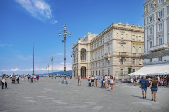 Piazza Unita dItalia in Trieste, Friuli-Venezia Giulia, Italy