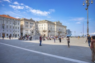 Piazza Unita dItalia in Trieste, Friuli-Venezia Giulia, Italy