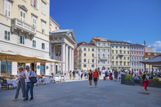 Piazza della Borsa in Trieste, Friuli-Venezia Giulia, Italy