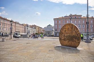 Piazza del Ponterosso in Trieste, Friuli-Venezia Giulia, Italy