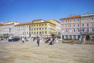 Piazza del Ponterosso in Trieste, Friuli-Venezia Giulia, Italy