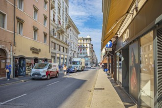 Via San Lazzario of Trieste, Friuli-Venezia Giulia, Italy