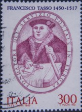 Francesco Tasso (1450-1517) was important in the history of European postal services, founder of