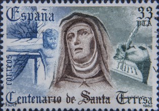 Saint Teresa, Teresa of Ávila (1515-1582) was a Spanish mystic, Carmelite nun and reformer of the