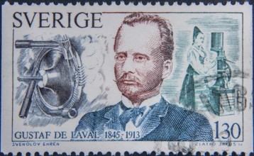 Gustaf de Laval, (1845-1913) was a Swedish civil engineer, doctor of philosophy, inventor and