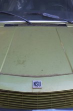 Photograph of the front and bonnet of an NSU RO 80, Hanover, Lower Saxony, Germany
