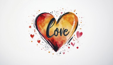 Romantic Hand-Drawn Calligraphy And Brush Pen Lettering On White For Holiday Cards And Special