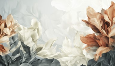 Abstract Plant Art: Botanical Wall Decor Featuring Floral And Foliage Designs In Abstract Shapes