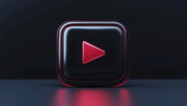Continuous Stream Of Play Buttons: A Non-Stop Display Of The Play Button, Featuring A Repetition Of