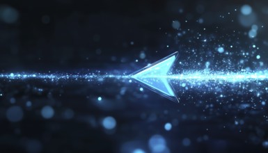 Uninterrupted Movement Of Cursor Arrow: Repeatedly Navigating With Cursor Arrow. Cursor Arrow In