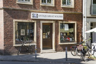 Solder Antiquarian bookshop, Wilsberg, film location of TV crime thriller Wilsberg, Münster, North