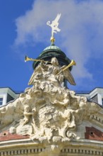 Prince Bishop's Castle, Fürstbischöflichen Schloss, Prince -bishop's coat of arms, musician angels