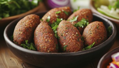 Traditional Middle Eastern Dish: Kibbeh - Also Known As Icli Kofte In Turkish Cuisine - A Popular