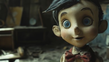 The Story Of Pinocchio Depicts The Adventures Of A Wooden Puppet Who Dreams Of Becoming A Real Boy