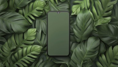 Highly Realistic Detailed Smartphone With Front And Back View Featuring Start Screen On Front Side