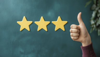 Rating Customer Satisfaction And Quality With Star Feedback: Give A Thumbs Up For The Best Service