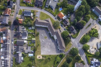Aerial photo, Paul-Gerhardt-Schule, Werl, Soester Börde, North Rhine-Westphalia, Germany,