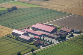 Aerial photograph, Kartoffelhof-Peukmann, Westbüderich, Werl, Soester Börde, North