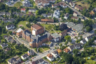 Aerial view, Mariannen-Hospital Werl, Werl, Soester Börde, North Rhine-Westphalia, Germany, DE,