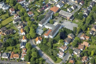 Aerial photo, Marien-Gymnasium, Werl, Soester Börde, North Rhine-Westphalia, Germany, education,