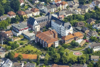 Aerial view, Mariannen-Hospital Werl, Werl, Soester Börde, North Rhine-Westphalia, Germany, DE,