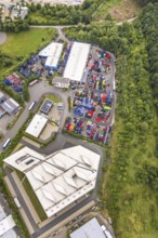 Aerial view, commercial area Hillmicker Straße, APS Wenden Drehmo GmbH, Gerhard Steinseifer