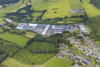 Aerial photo, Muhr Metalltechnik, Altenhof, Wenden, Sauerland, North Rhine-Westphalia, Germany, DE,