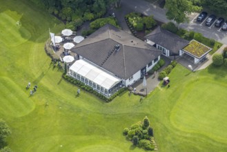 Aerial photo, Golfclub Siegen-Olpe, clubhouse, Dörnscheid, Wenden, Sauerland, North