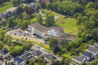 Aerial view, Best Western Plus Parkhotel Velbert, Velbert, Ruhr area, North Rhine-Westphalia,