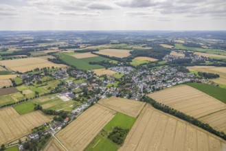 Aerial view, aerial view Billmerich, Unna, Ruhr area, North Rhine-Westphalia, Germany, DE, Europe,