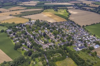 Aerial view, Buderuskolonie, Campus Unna Hochschulcampus, construction site at Lippestraße, Maßen,