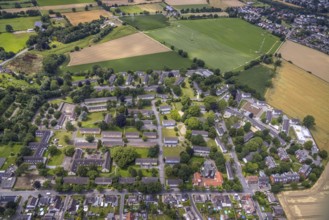 Aerial photo, Buderuskolonie, Campus Unna Hochschulcampus, construction site at Lippestraße, Maßen,