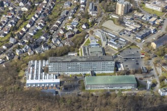 Aerial photograph, University of Siegen - Campus Paul Bonatz, Weidenau-Haardter Berg, Siegen,